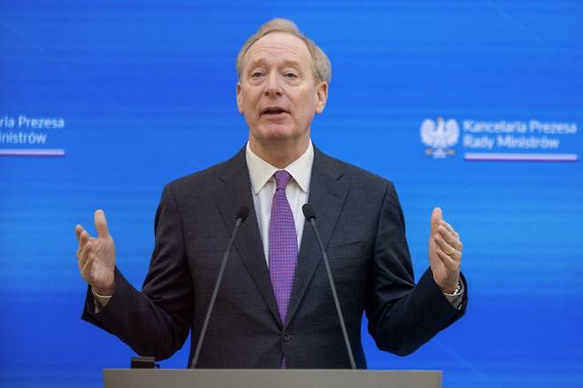 브래드 스미스 마이크로소프트(MS) 사장(사진=AFP)