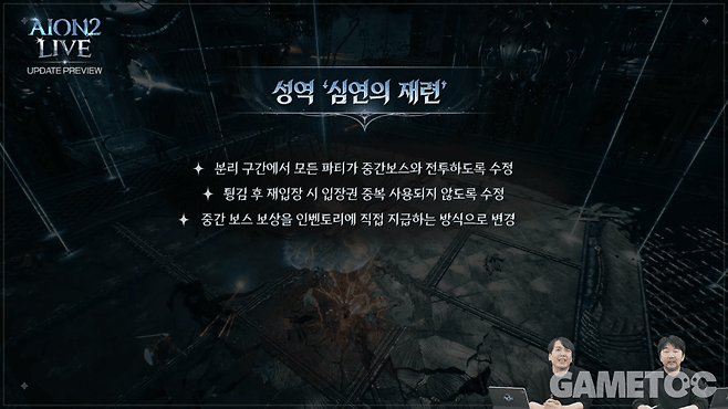 성역 '심연의 재련: 루드라' (사진=아이온2 유튜브)