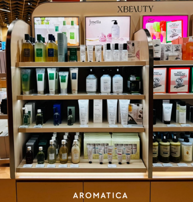아로마티카가 최근 UAE 내 12개 매장에 입점하며 중동시장에 뛰어들었다. /아로마티카