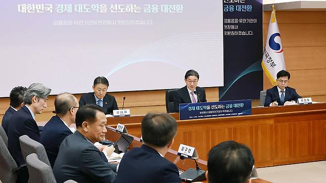 금융위원회 산하 금융유관기관 업무보고 [연합뉴스/금융위원회 제공]