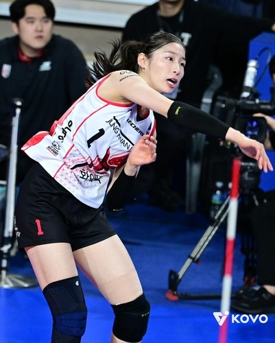 스파이크하는 정관장의 인쿠시