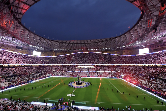 2024년 2월 2023 AFC 아시안컵 결승전 요르단-카타르전이 열린 카타르 루사일 스타디움. 게티이미지