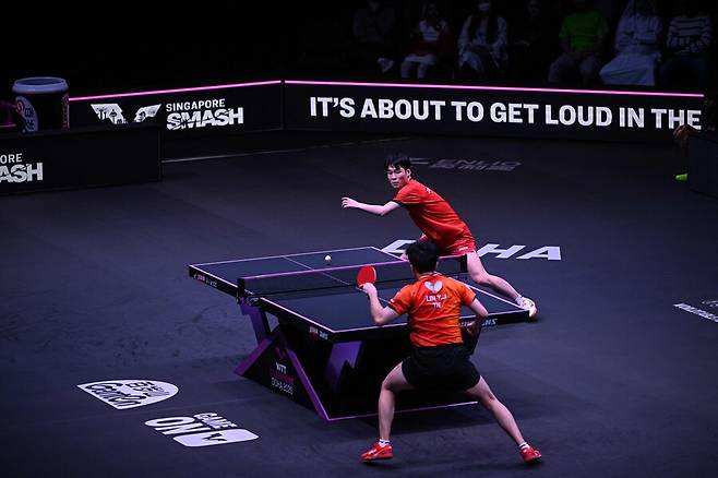 ▲ 남자 탁구 단식 장우진. 챔피언스 도하 준우승을 차지했다. ⓒ연합뉴스/AFP