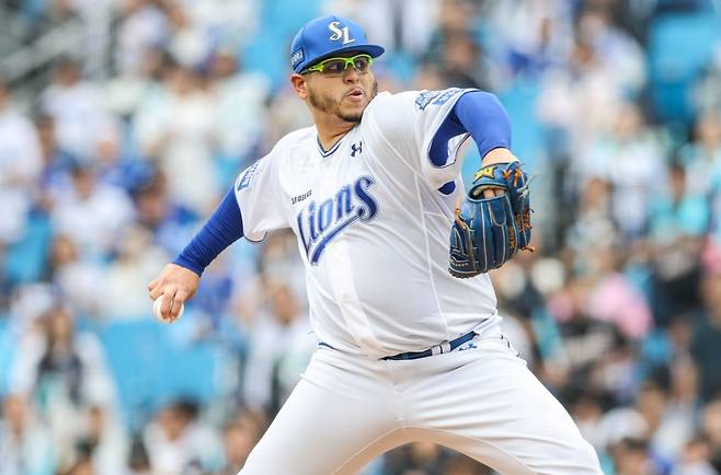 아리엘 후라도. /사진=삼성 라이온즈 제공