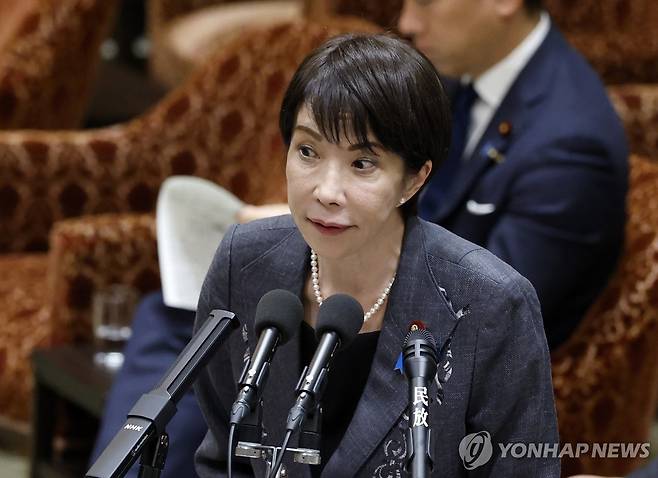 다카이치 사나에 일본 총리 [EPA 연합뉴스 자료사진. 재판매 및 DB 금지]