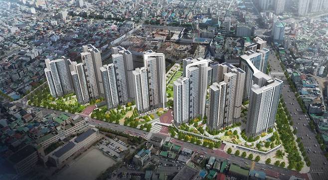 도마변동 12구역 조감도. 사진=조합 제공.
