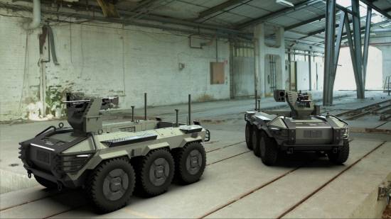 현대로템이 미래산업의 패턴 변화에 따른 신사업 리더십 확보를 위해 로봇사업과 수소사업 부문을 강화하는 체계를 개편했다. 사지은 현대로템이 개발한 다목적 무인차량 HR-셰르파. 사진=현대로템