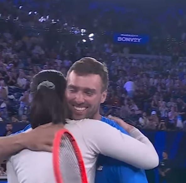 스미스와 갈랜드(사진=호주오픈 SNS)