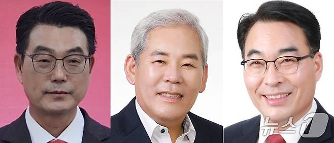 왼쪽부터 정대웅, 최상화, 임철규(무순).