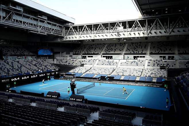 호주오픈 대회장.