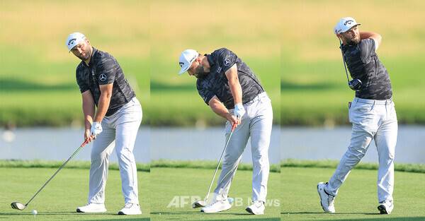 사진은 참고 골프스윙 모션입니다. 전 세계랭킹 1위 존 람이 골프스윙을 하는 모습입니다. 사진제공=ⓒAFPBBNews = News1 (사진을 무단으로 사용하지 마십시오.)