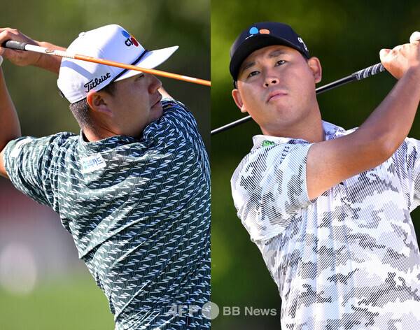 미국프로골프(PGA) 투어에서 활약하는 임성재, 김시우 프로. 사진제공=ⓒAFPBBNews = News1 (사진을 무단으로 사용하지 마십시오.)