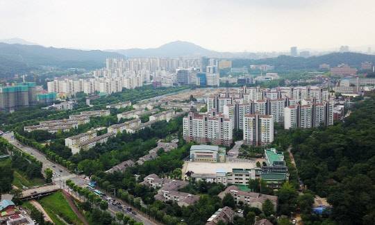 과천 아파트 전경. [연합뉴스]