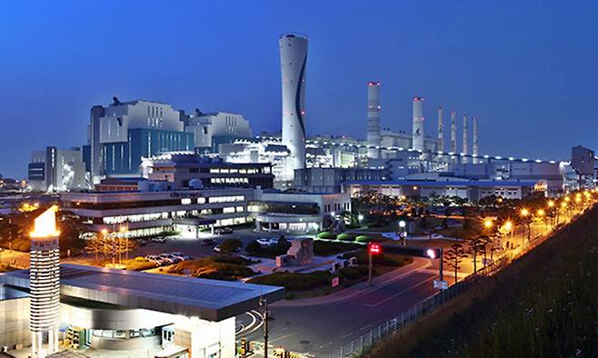 충청남도 태안군 원북면 태안화력발전소. 한국서부발전 홈페이지 캡처