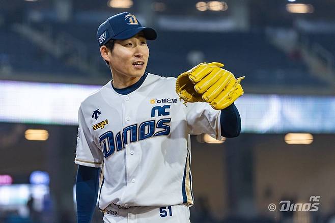 NC 이재학은 2025시즌 팔꿈치 부상으로 단 한 경기도 나서지 못했다. 그는 재활기간 투구 메커니즘의 변화를 주며 반등을 꿈꾸고 있다. 사진제공｜NC 다이노스