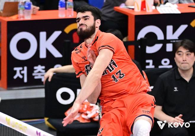 OK저축은행 디미트로프.   KOVO 제공