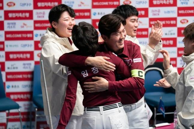 ‘짜릿한 업셋’ 크라운해태, ‘1승 어드밴티지’ 가진 우리금융캐피탈에 와일드카드 결정전 2연승, PBA 팀리그 준PO 진출