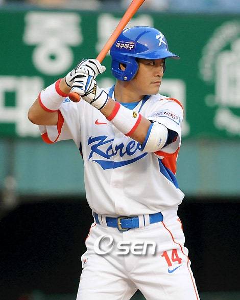 고(故) 김민재 코치의 국가대표 현역 시절 모습.