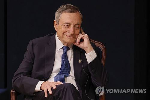 마리오 드라기 전 이탈리아 총리 [EPA 연합뉴스 자료사진 재판매 및 DB 금지]