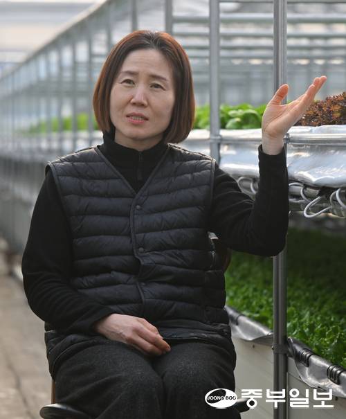 최윤선 안산 꿈의농장 대표가 올해 운영 목표에 대해 이야기하고 있다. 김경민기자