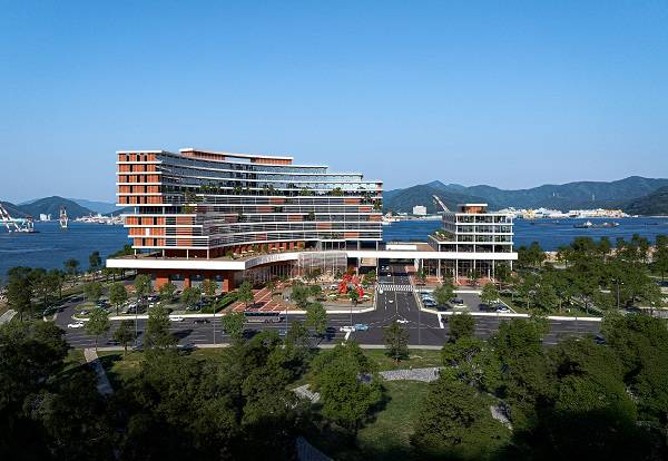 디지털 마산자유무역지역 D.N.A.혁신타운 조감도.