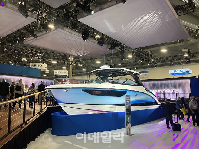 ‘브런스윅’ 자율주행 요트(사진=정병묵 기자)