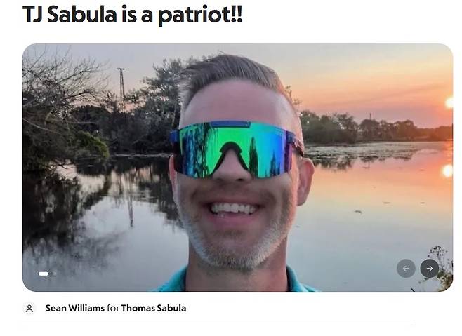 온라인 모금 사이트 고펀드미(GoFundMe)에 개설된 TJ 사불라를 위한 페이지 중 하나. (고펀드미 캡쳐)