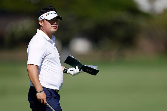 PGA투어에 데뷔하는 이승택이 미국 하와이주 호놀룰루 와이알라에CC에서 열리는 소니 오픈 연습 라운드를 소화하고 있다. 사진 | AFP 연합뉴스