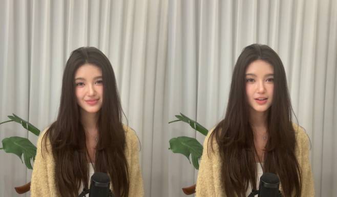 다니엘 라이브 방송화면 캡처