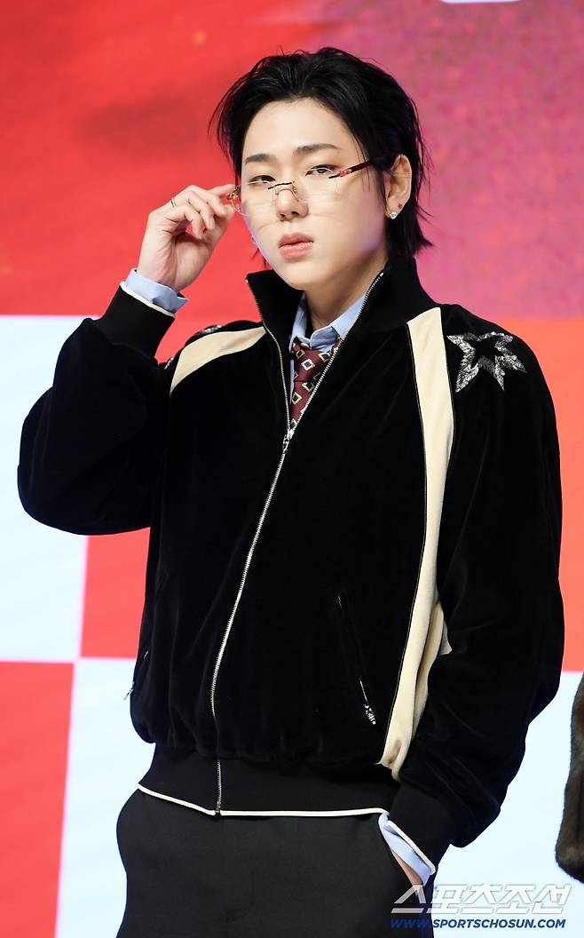 Mnet '쇼미더머니12' 제작발표회가 15일 서울 강남구 논현동 엘리에나 호텔에서 열렸다. 지코가 포토타임을 갖고 있다. 논현동=박재만 기자 pjm@sportschosun.com/2026.01.15/