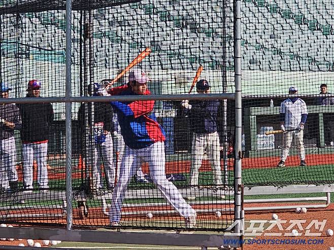 김동엽 배팅. 울산=스포츠조선 정현석 기자 hschung@sportschosun.com