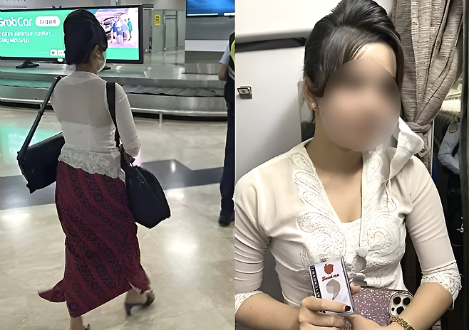 승무원 채용에 탈락한 니샤(23)가 유니폼과 가짜 직원증으로 무장한 채 바틱 항공 여객기에 탑승했다가 실제 승무원들에게 적발됐다. 사진=뉴시스
