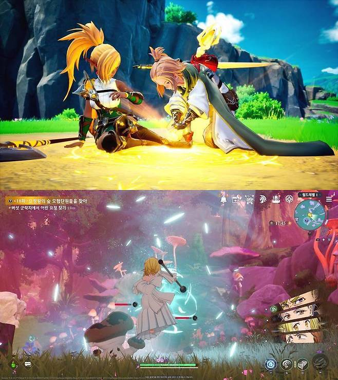 드래곤소드(위), 일곱 개의 대죄 오리진(아래)