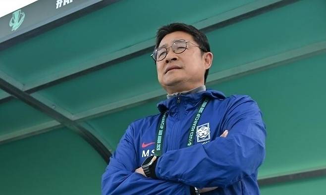 이민성 23살 축구대표팀 감독. 대한축구협회 제공