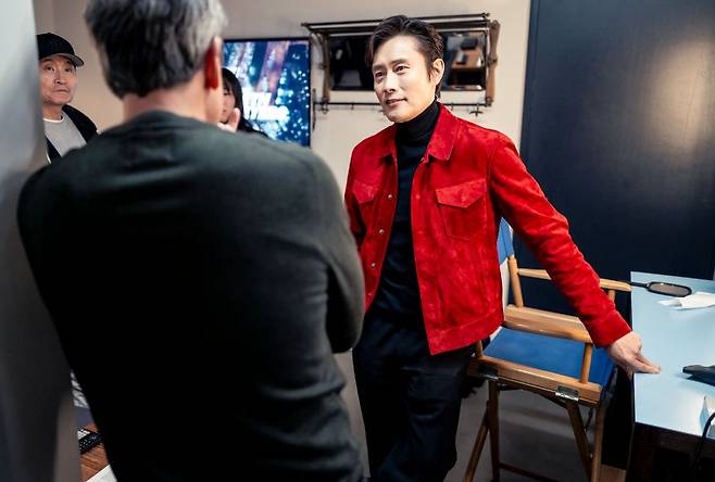 배우 이병헌. NBC Late Night with Seth Meyers 캡쳐