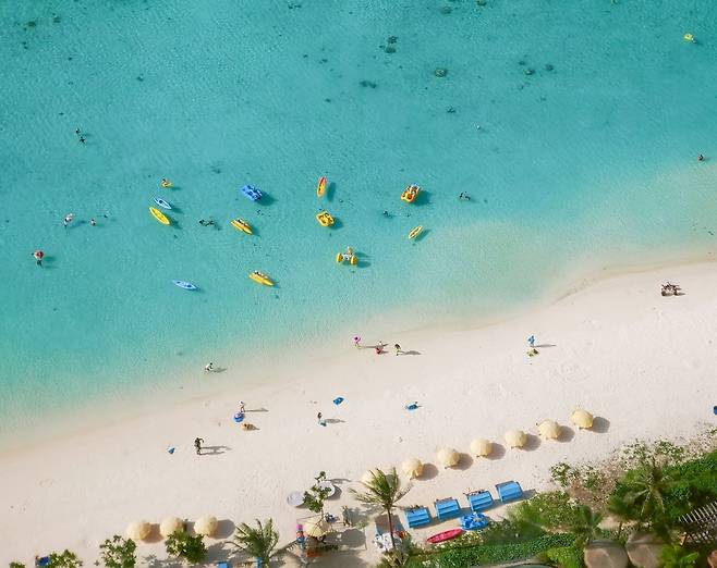 괌 투몬비치. 사진=괌정부관광청