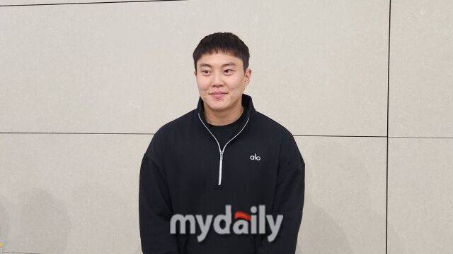 삼성 라이온즈 류지혁./인천공항=김경현 기자