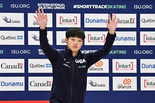 쇼트트랙 미국대표 한국계 앤드류 허 [게티이미지]