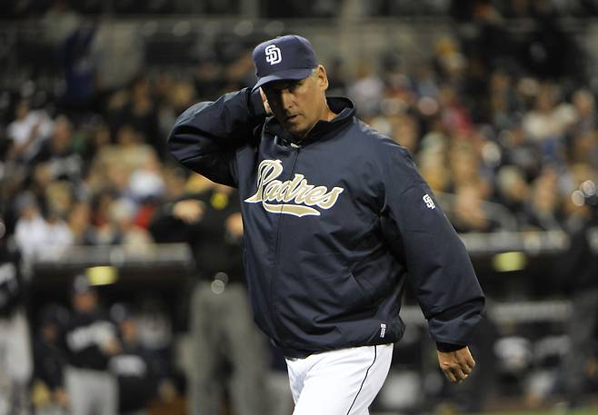 샌디에이고 감독 시절 버드 블랙.  게티이미지코리아