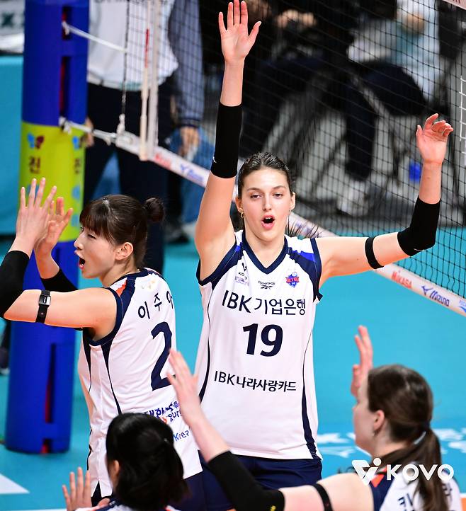 IBK기업은행 빅토리아. KOVO 제공