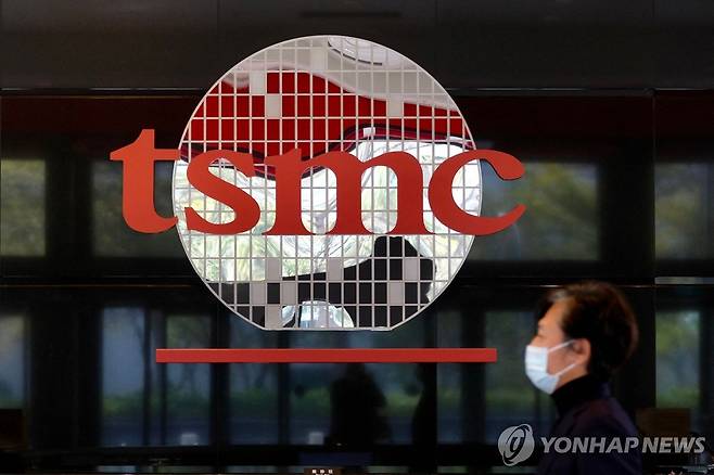 TSMC 본부의 로고 [AFP 연합뉴스 자료사진. 재판매 및 DB금지]