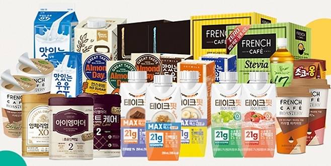 ▲남양유업 제품들