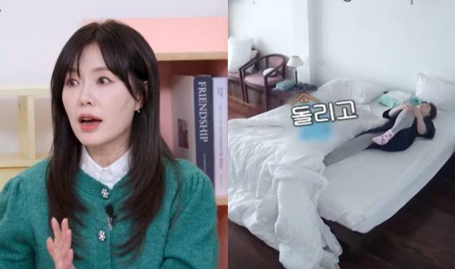 건강을 위해서 시작한 매일 아침 30분 스트레칭이 날씬한 몸매와 동안 유지 비결인 셈이다. 사진=KBS2TV '옥탑방의 문제아들'