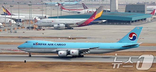 인천공항 계류장 및 활주로. /뉴스1 ⓒ News1