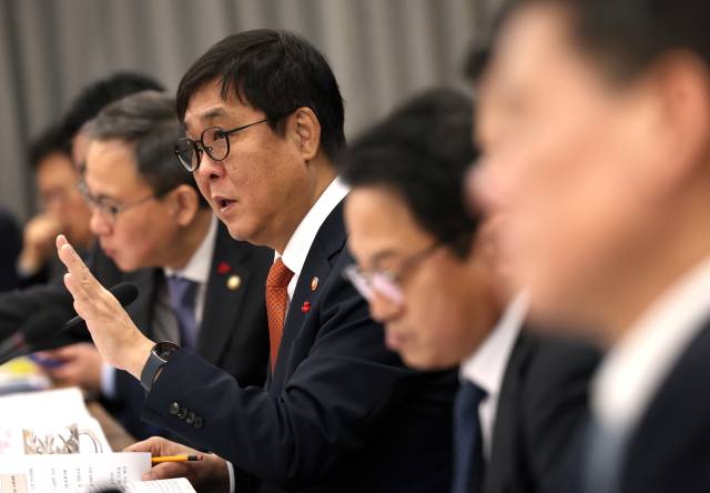 최휘영 문화체육관광부 장관이 16일 서울 종로구 국립현대미술관 서울관 대회의실에서 열린 문체부 소속·공공기관 3차 업무보고에서 발언하고 있다. 사진 제공=문화체육관광부