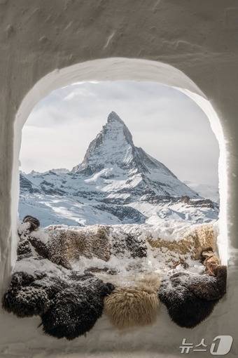 이글루에서 바라본 마터호른(스위스관광청 제공)