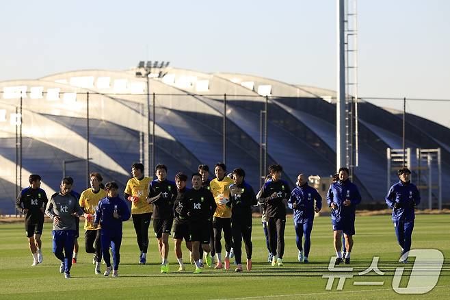 홍명보 감독이 이끄는 대표팀의 훈련 모습 2025.11.10/뉴스1 ⓒ News1 박정호 기자