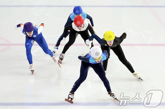 김길리가 동계체전 쇼트트랙 1000m 금메달을 차지했다.2025.4.8/뉴스1 ⓒ News1 김진환 기자