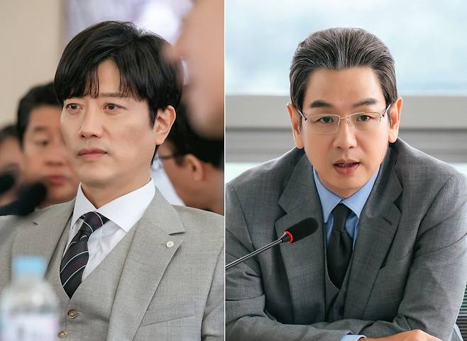 ‘판사 이한영’ 박희순-김태우 은근한 기싸움…지성의 큰 그림은?