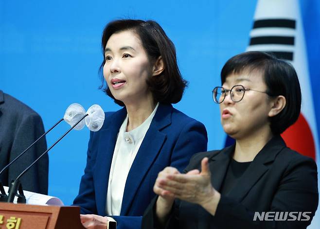 [서울=뉴시스] 고범준 기자 = 박경미 더불어민주당 대변인. 2024.03.06. bjko@newsis.com